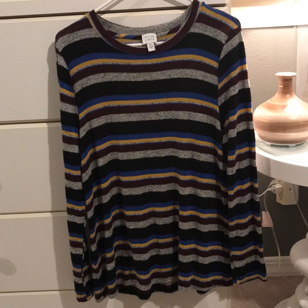 Peyton Jensen Striped Long Sleeve